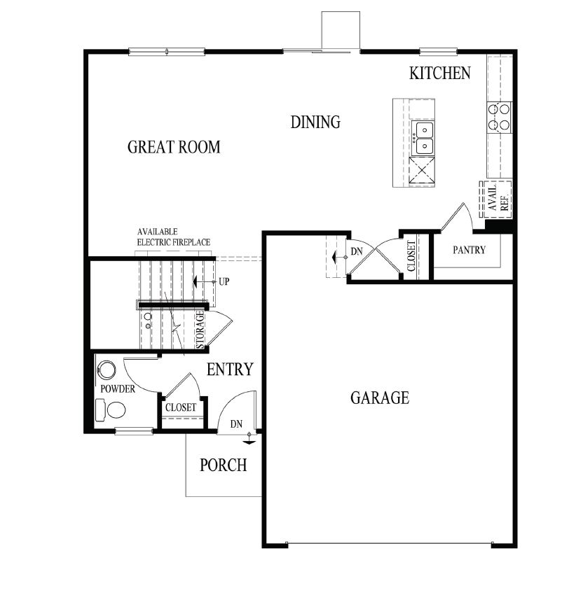 Main level plan image