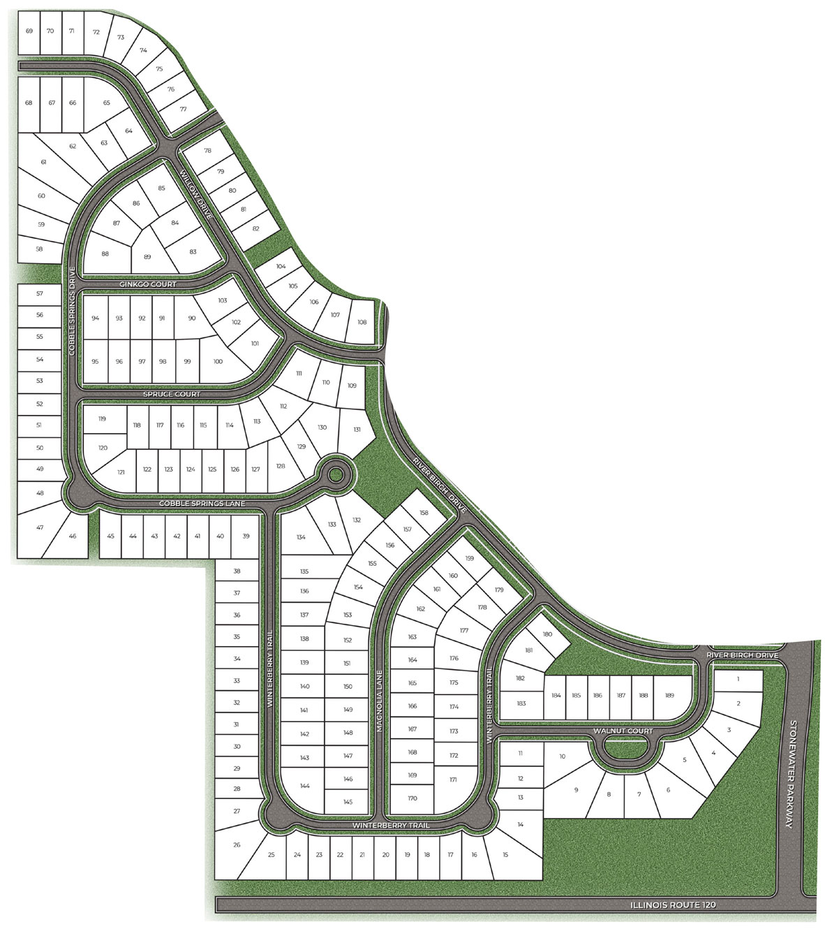 Static Lot Map