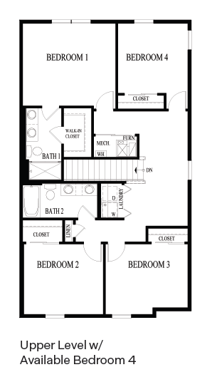 Stonewater Portsmouth Upper Level with available bedroom 4