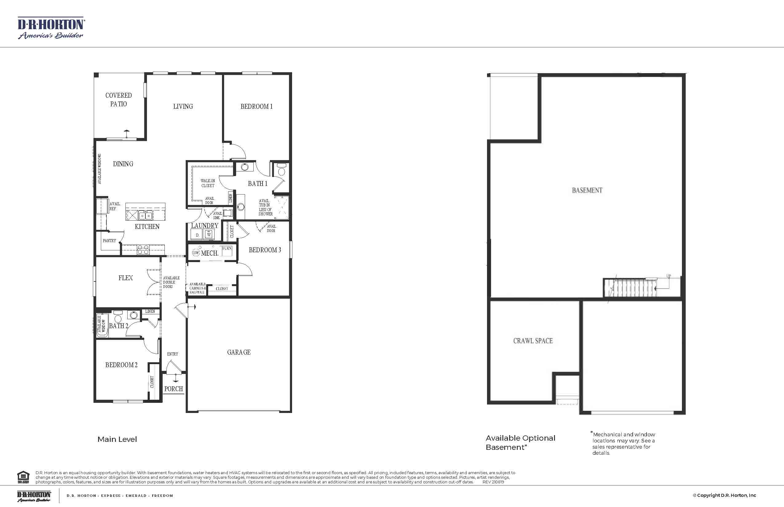 Dover floorplan layout