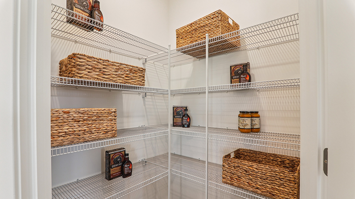 spacious pantry