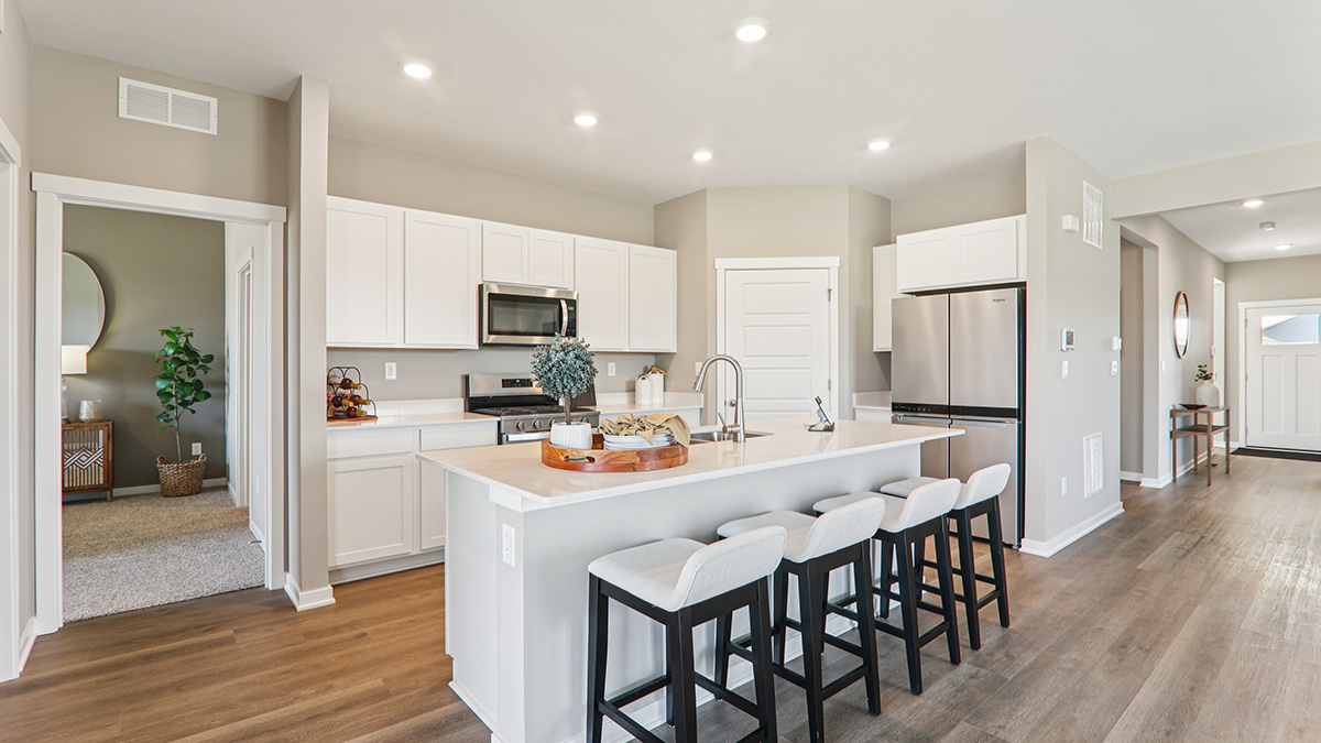large kitchen island