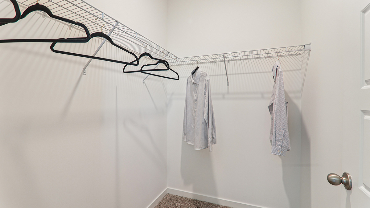 Spacious closet