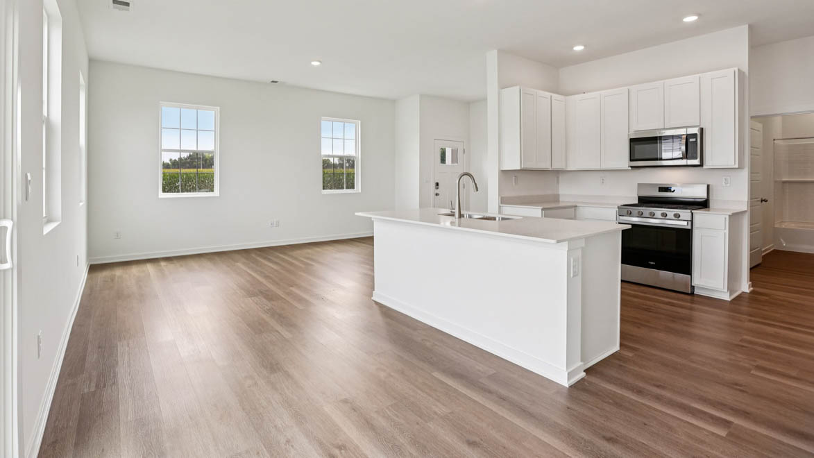 New appliances included, with our kitchen island, a sink, seating that anchor our kitchen, pantry, near dining, living rooms