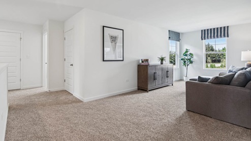 second level with carpet all throughout