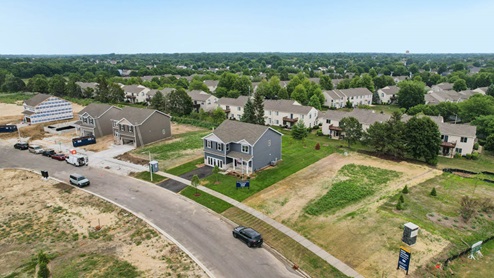 Ariel view of neighborhood