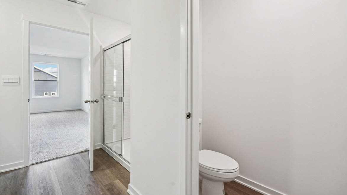 Primary bathroom with water closet