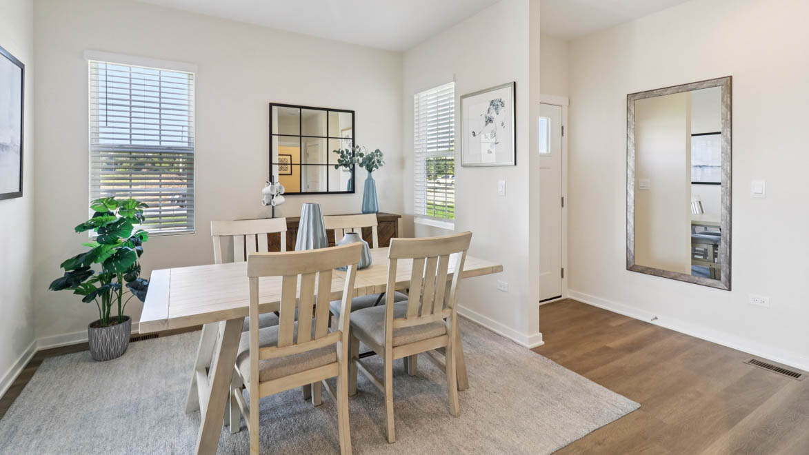 dining room next to the kitchen