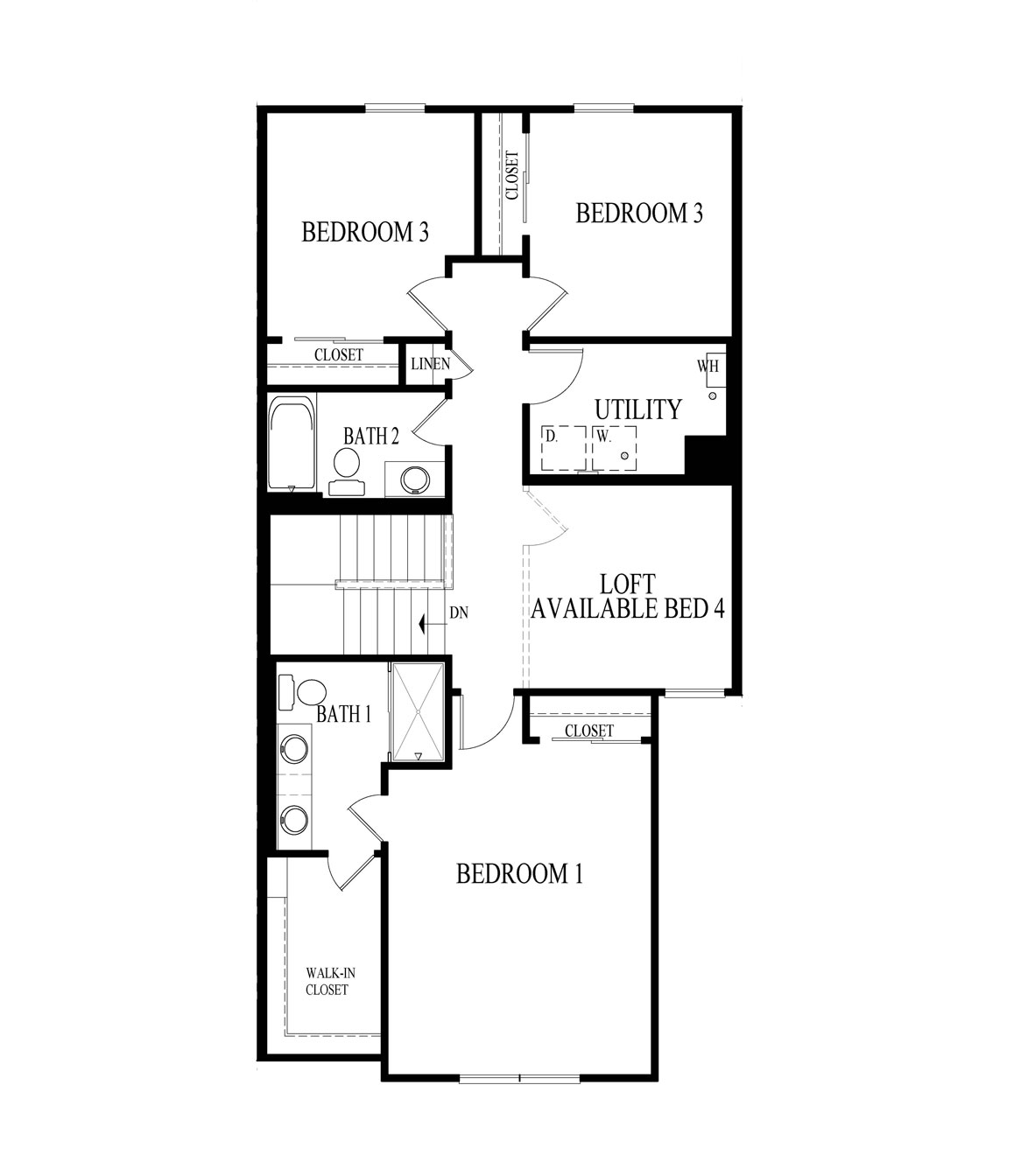 Ashton Second Level Floorplan