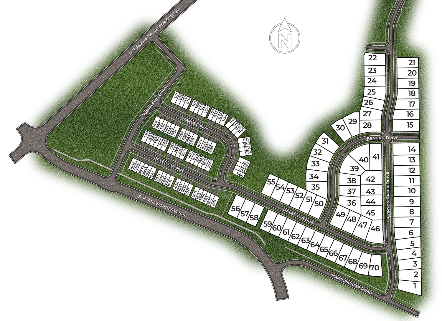 Static Lot Map