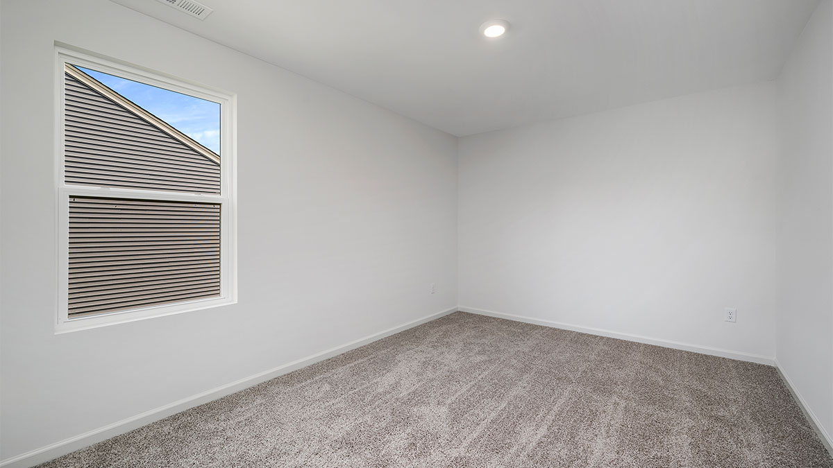 bedroom with carpet