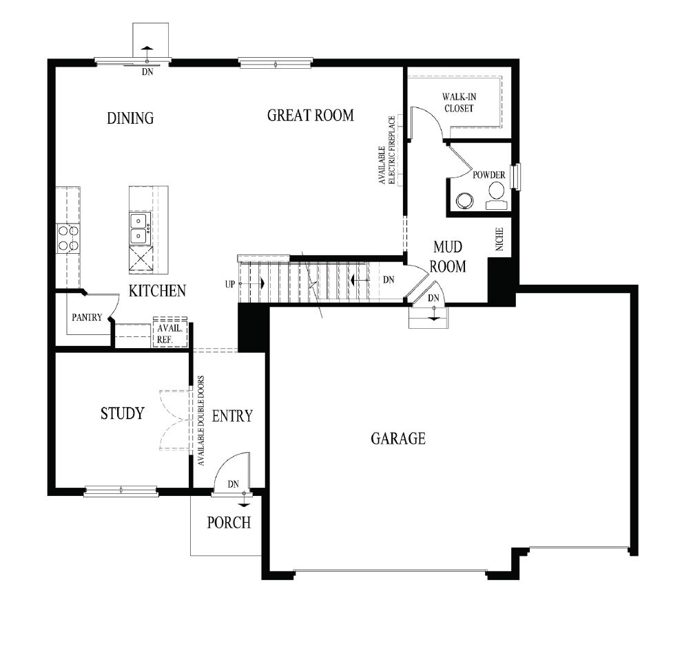 Henley floor 1 floor plan