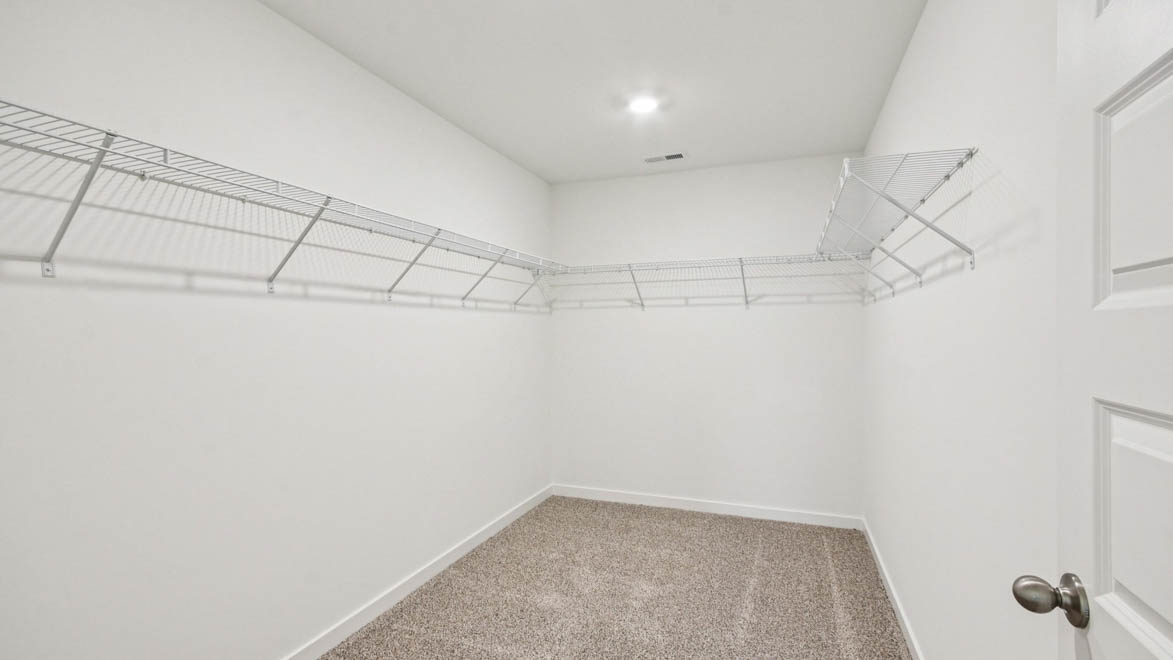 Large primary walk in closet