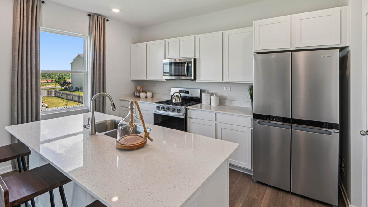 Bellamy-open concept kitcehn with island