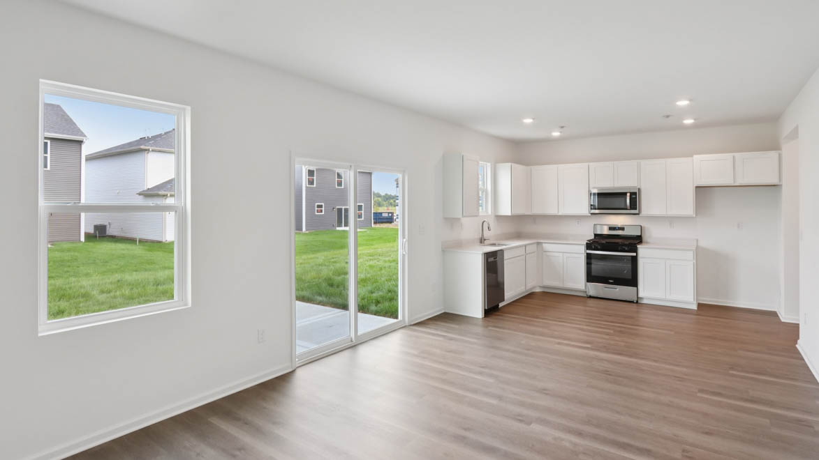 Open concept main level living area
