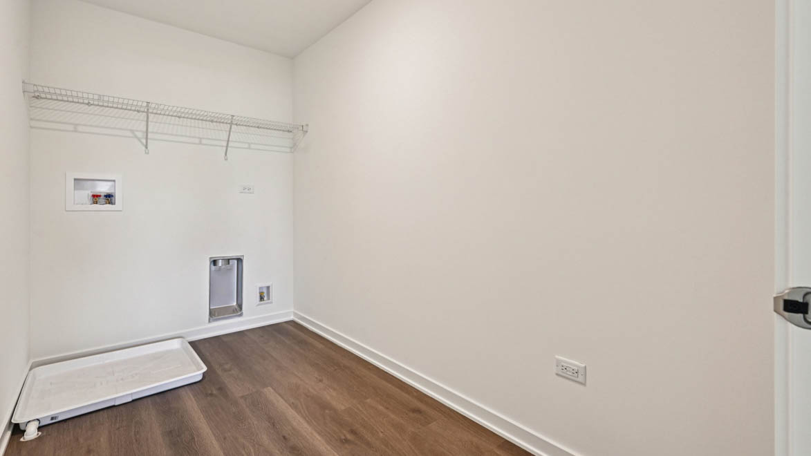 Upstairs laundry room