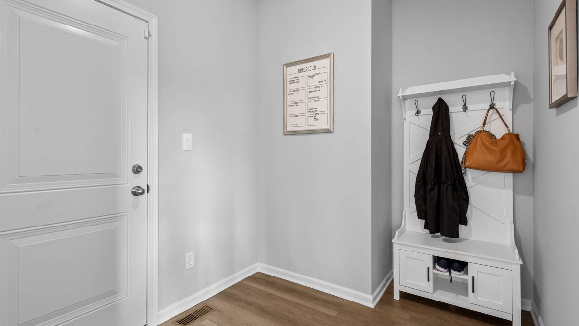 garage entrance with nook