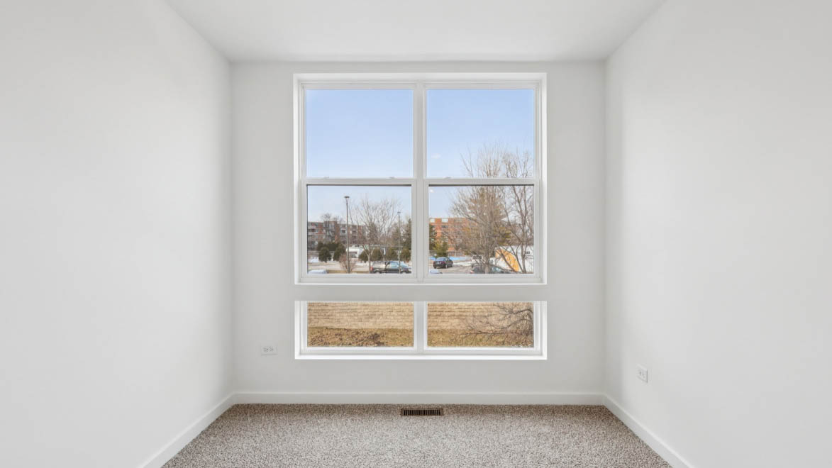 upper level loft with carpet