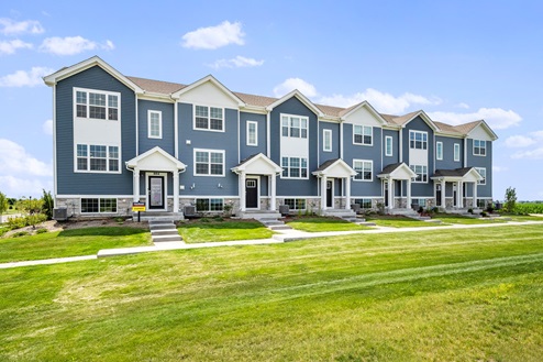 exterior townhome building