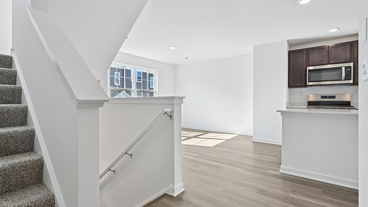 Entrance to main level open concept living space