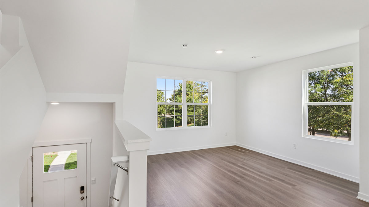 end unit dining room with lots of natural light