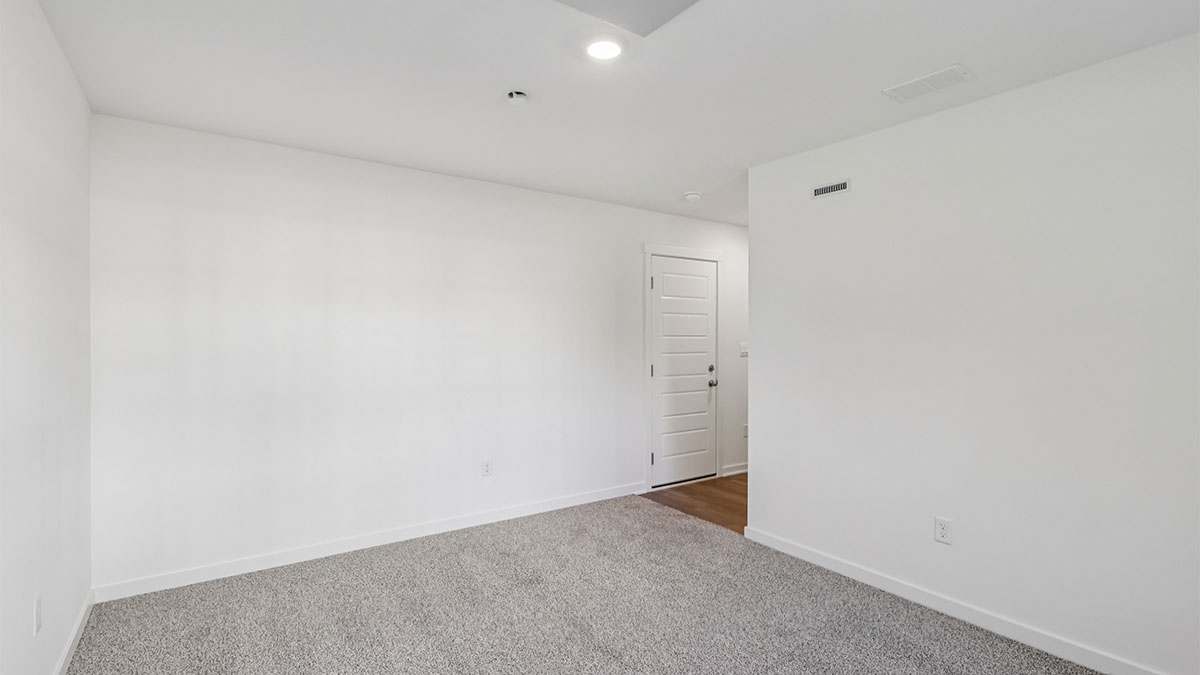 Garage entrance to bonus room