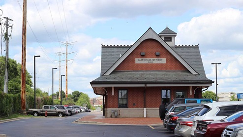 National Street Metra Station