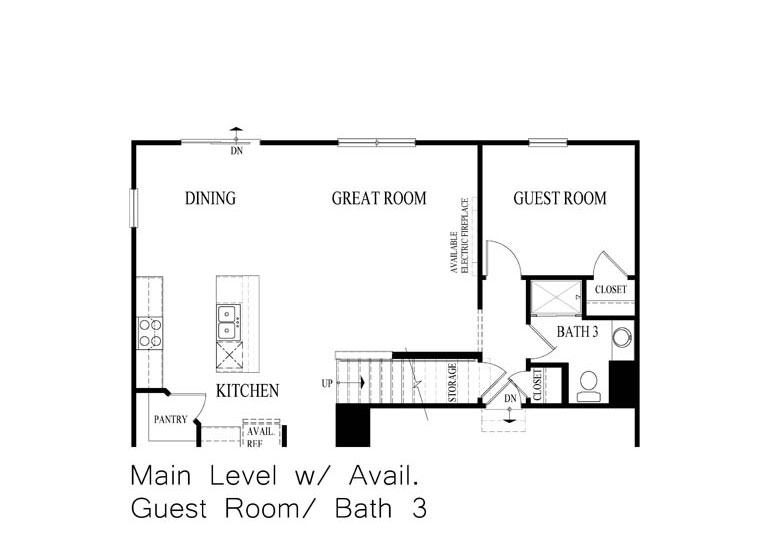first floor Henley layout with first floor bedroom