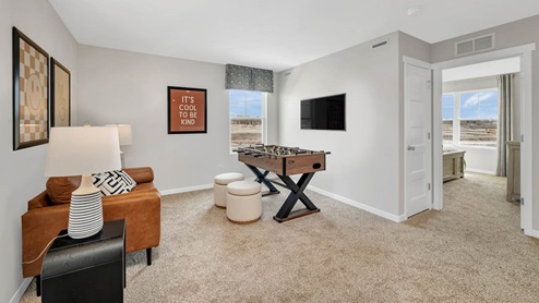 Upstairs loft