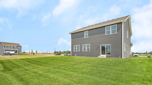 Spacious backyard