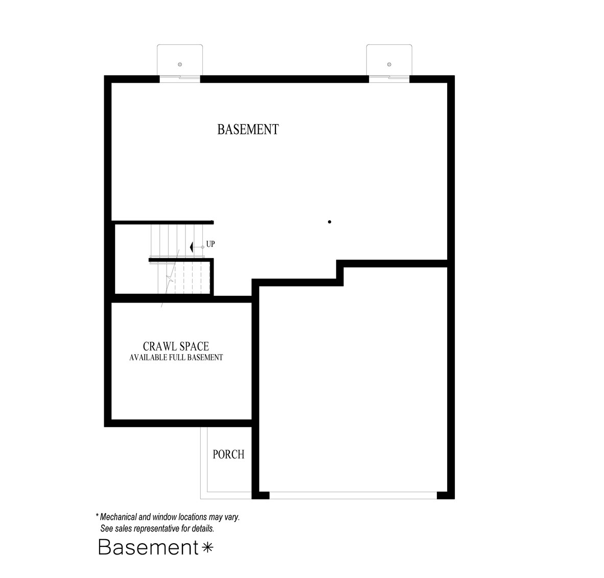 Bellamy basement layout