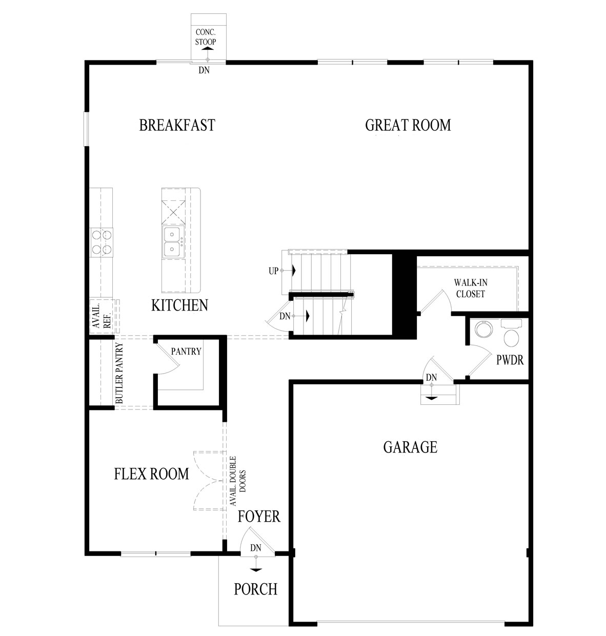 Coventry first floor plan