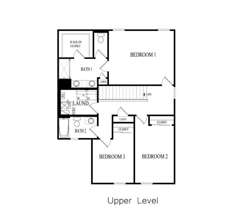 Second level floorplan of the haven