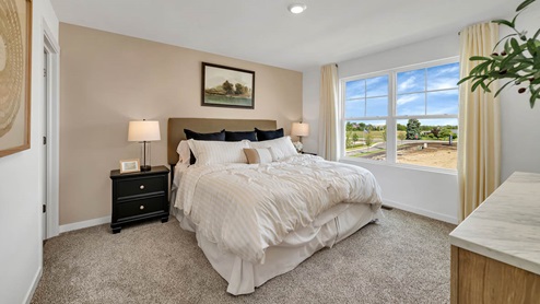 Primary bedroom with connecting ensuite