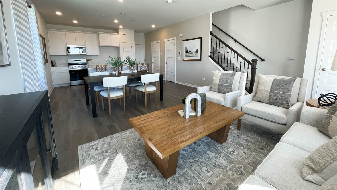 Spacious great room off of entrance