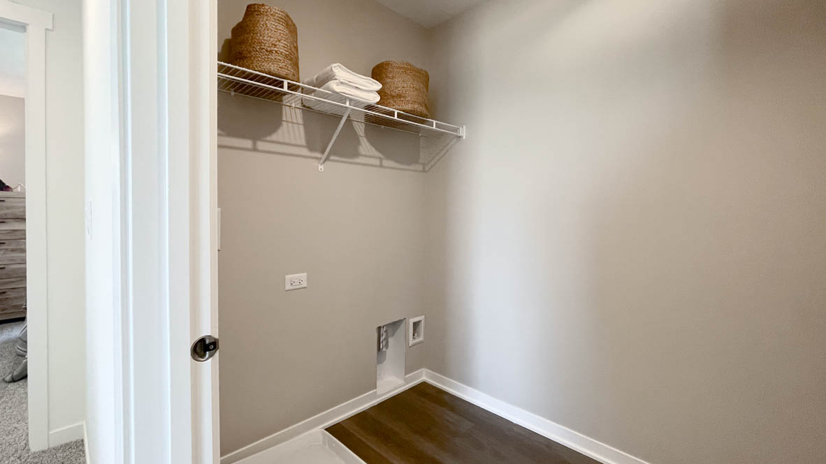 Second floor laundry