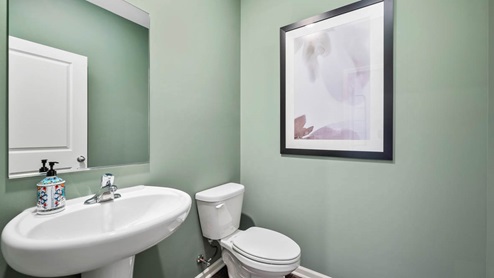 Powder room on main level