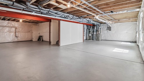 Spacious basement