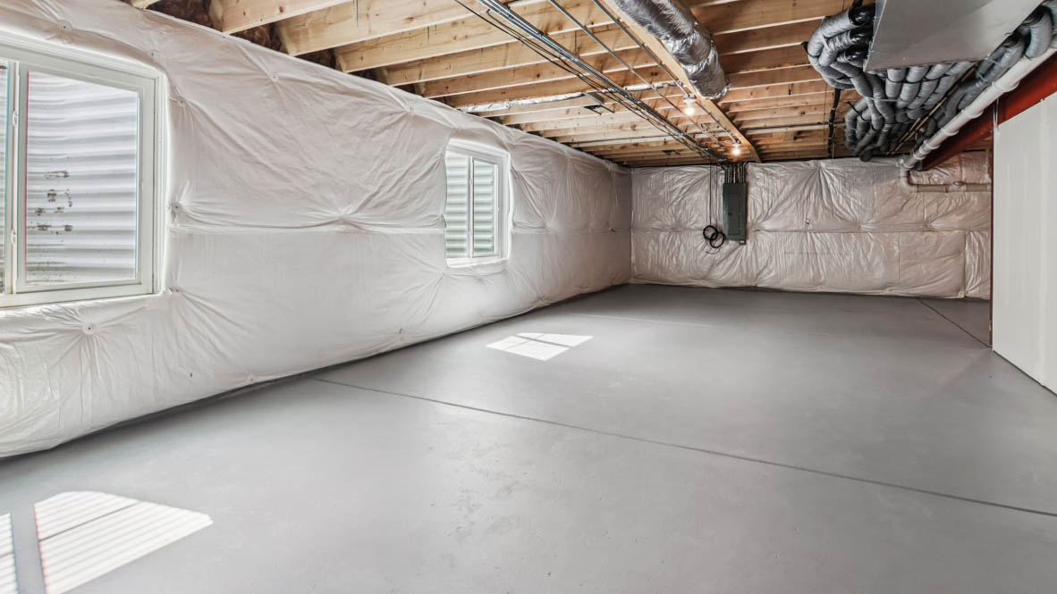 Unfinished basement