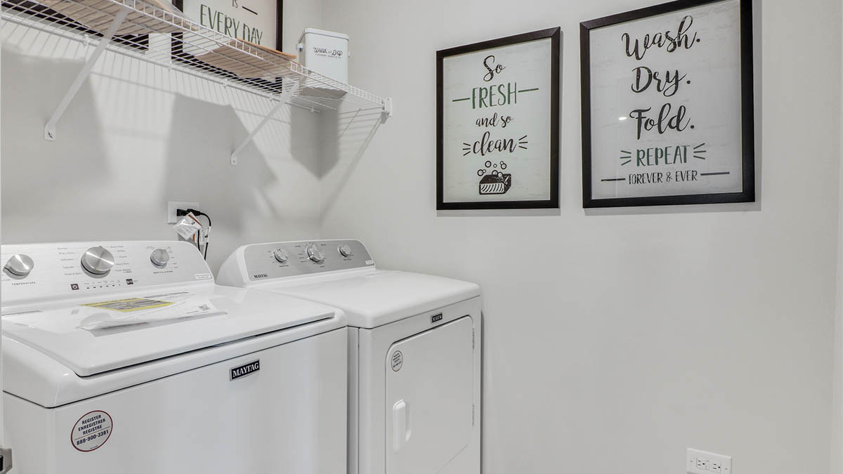 Second floor laundry