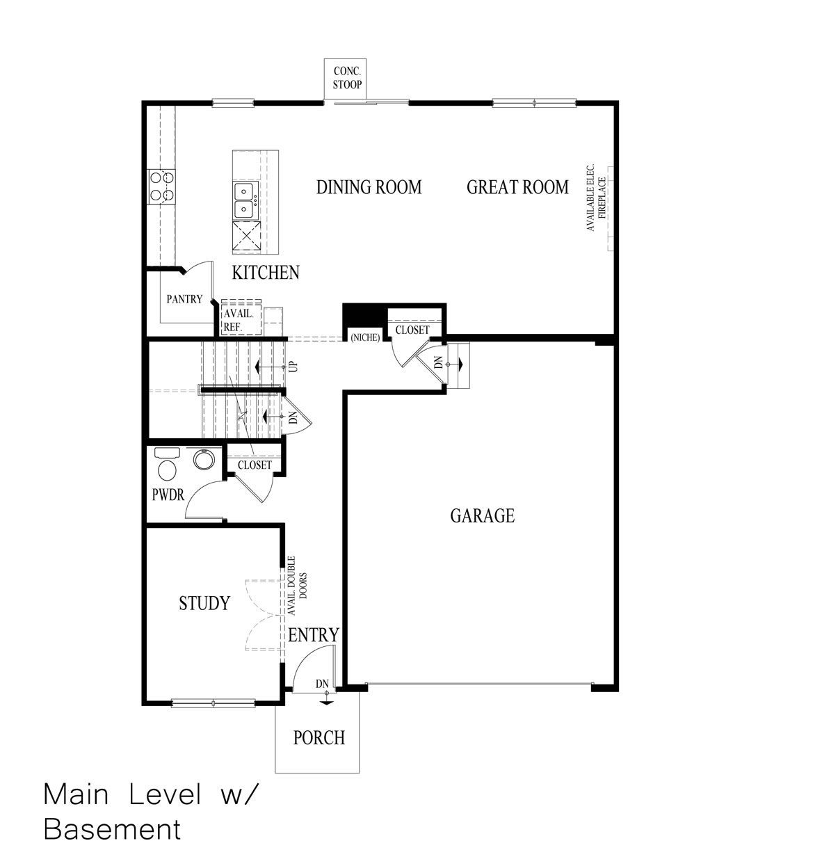 Holcombe floor plan