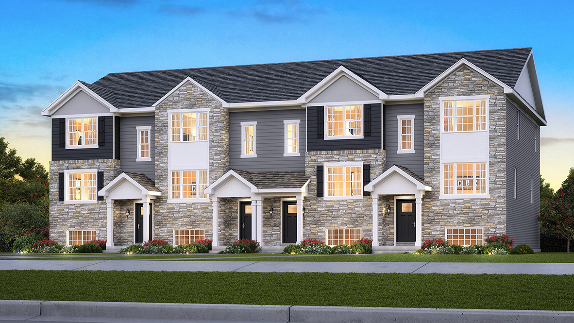 Available Home in The Grasslands Townhomes BARTLETT, IL D.R. Horton