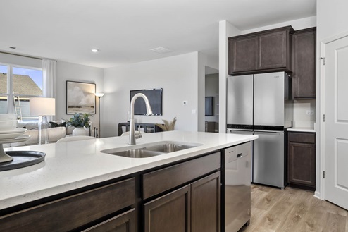 Clifton kitchen with fridge view