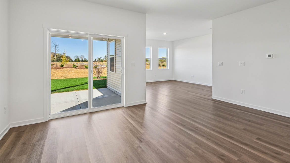 dining room with sliding door to covered patio