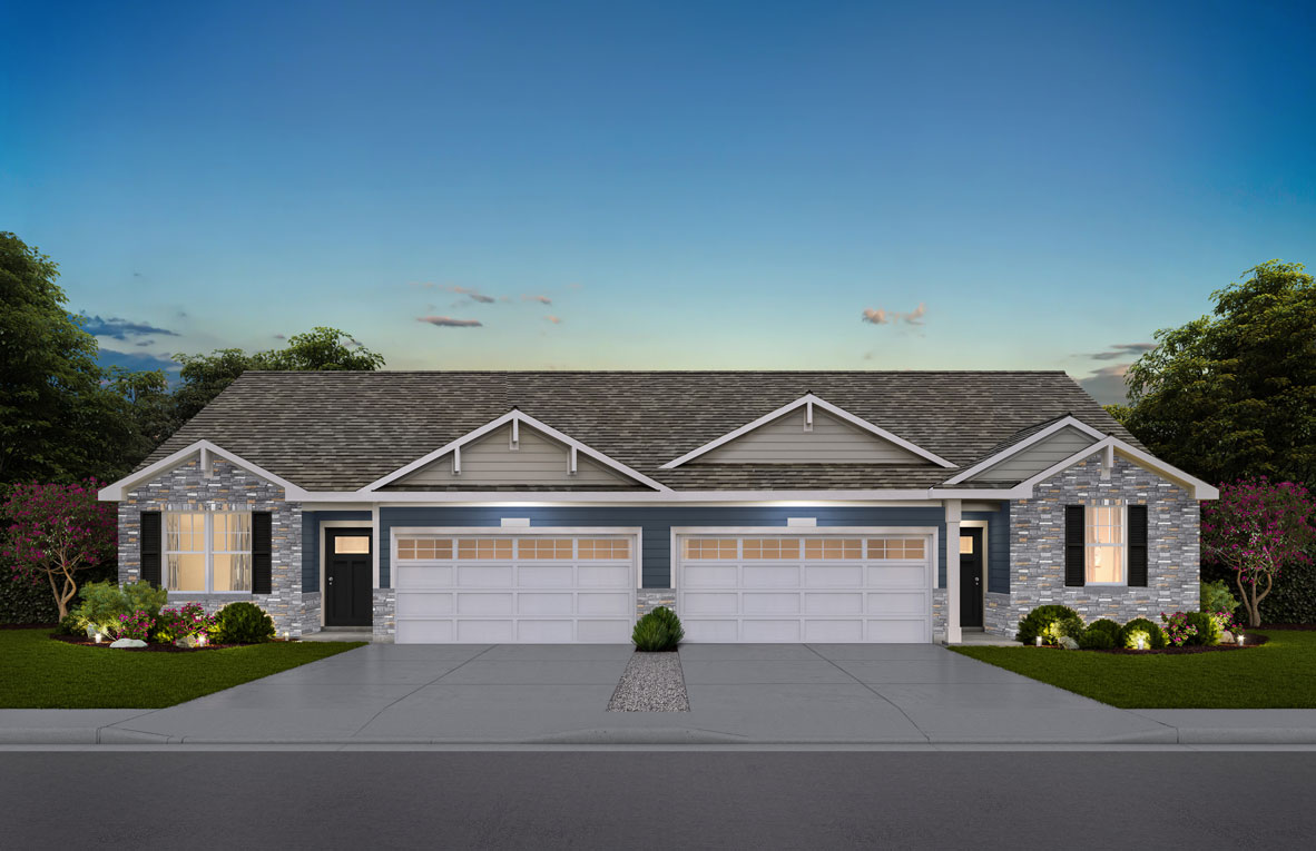 Taylor Ranch Duplex rendering 1