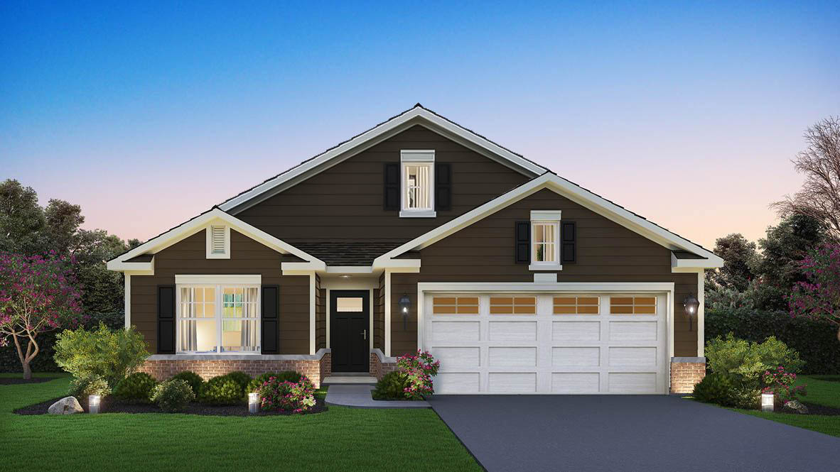 Floor Plan in The Grasslands Freedom Ranch Homes | BARTLETT, IL | D.R ...