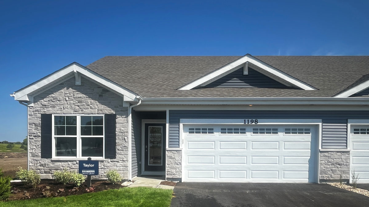 New Homes in The Grasslands Freedom Ranch Duplexes | BARTLETT, IL | D.R ...