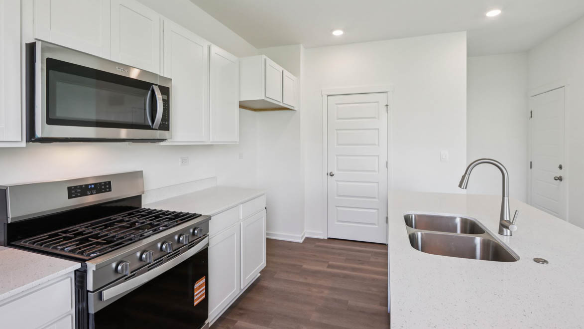 Sienna kitchen with large island