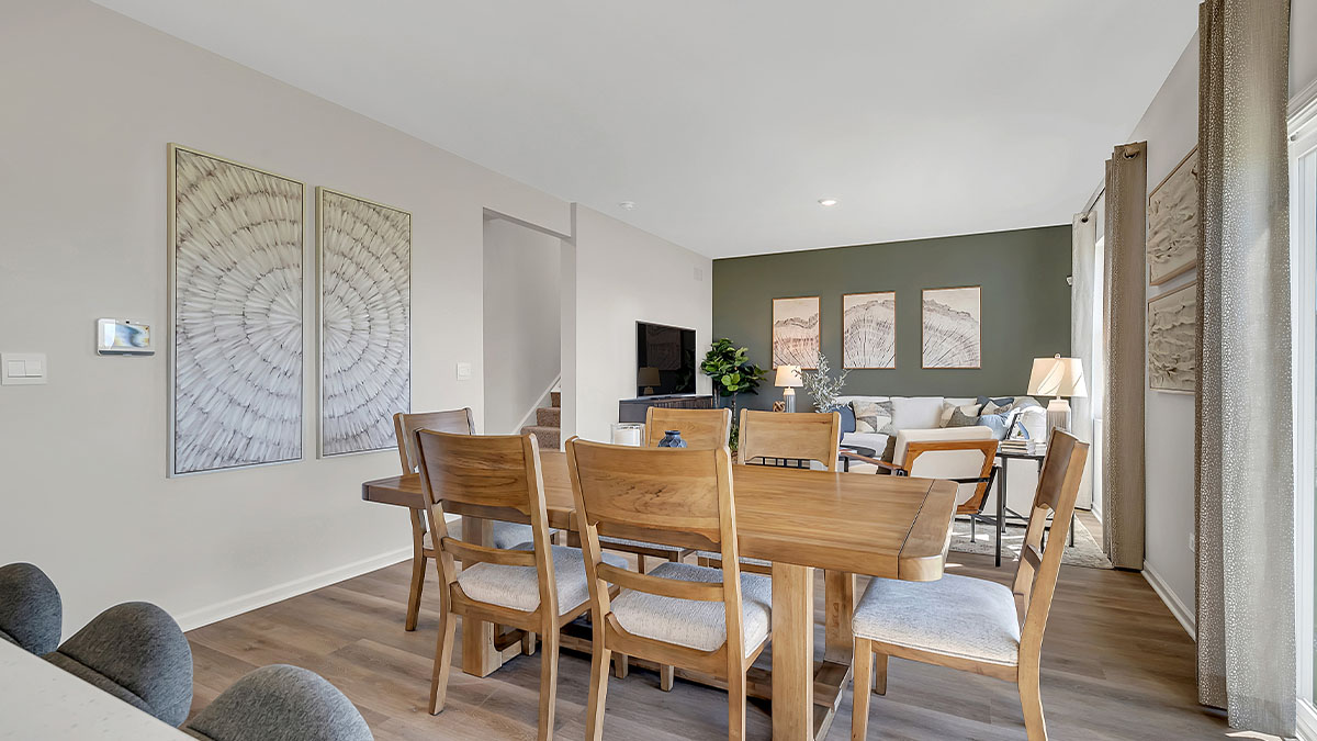 Kitchen and dining room combo