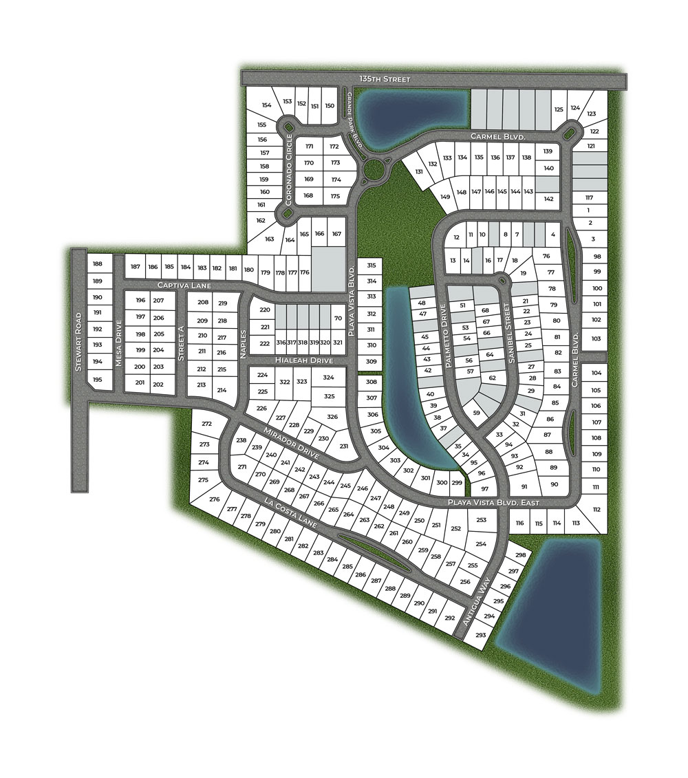 Static Lot Map